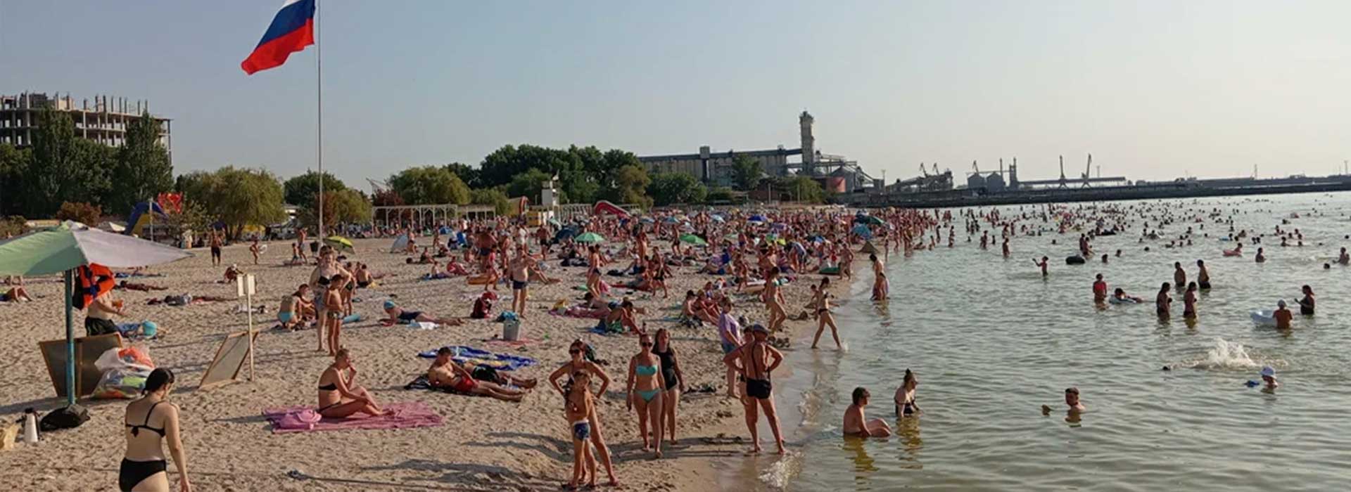 Центральный пляж, Ейск